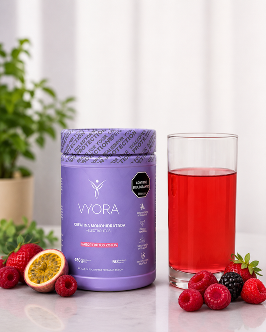 Creatina sabor a frutos rojos sin azúcar