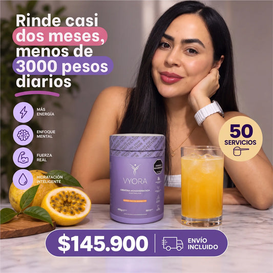 Creatina sabor a maracuyá sin azúcar